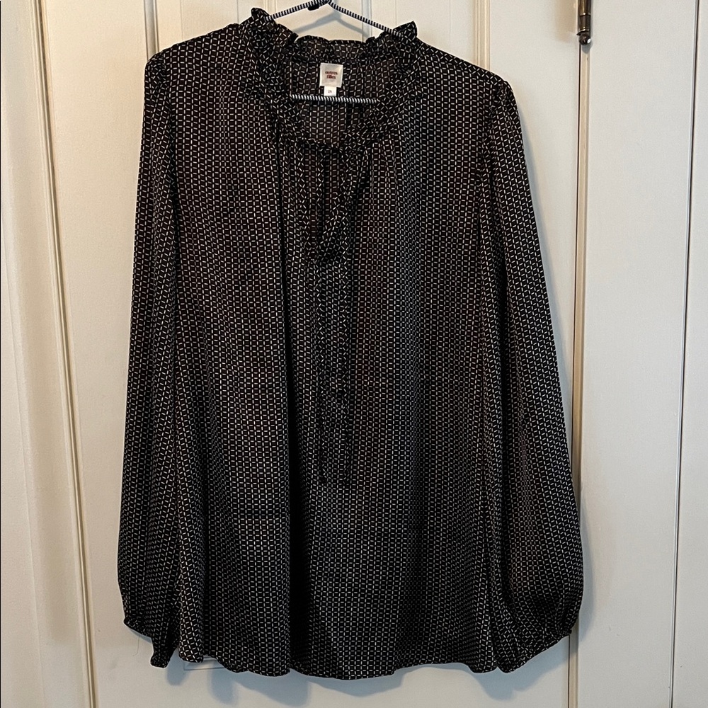 Black and White Polka Dot Women's Tunic